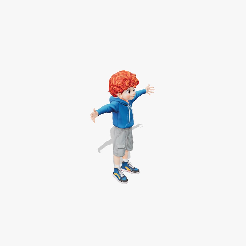 Animated Boy Character model pack